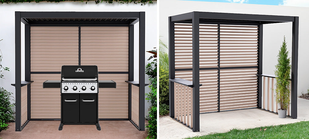 Dodaj do swojego ogrodu pawilon lub pergolę do grillowania