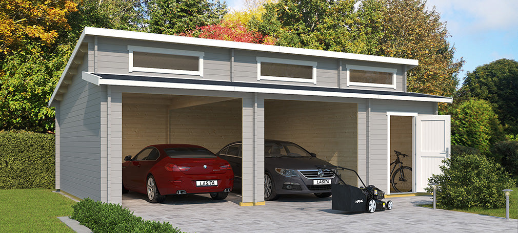 Garaż drewniany 35m²