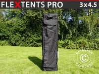Torba transportowa z kółkami, Flextents PRO 3x4,5m, Czarna