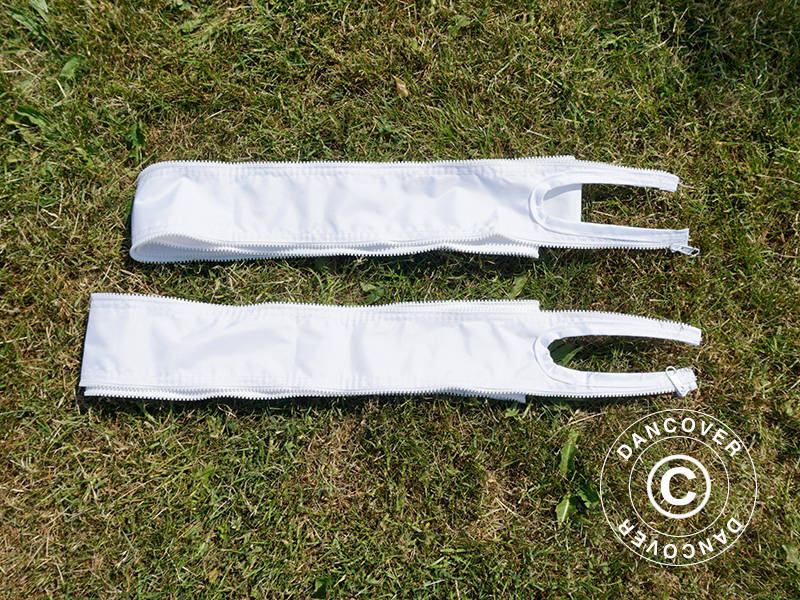 Panele łączące do namiotu FleXtents® PRO 3m, białe, 2 szt.