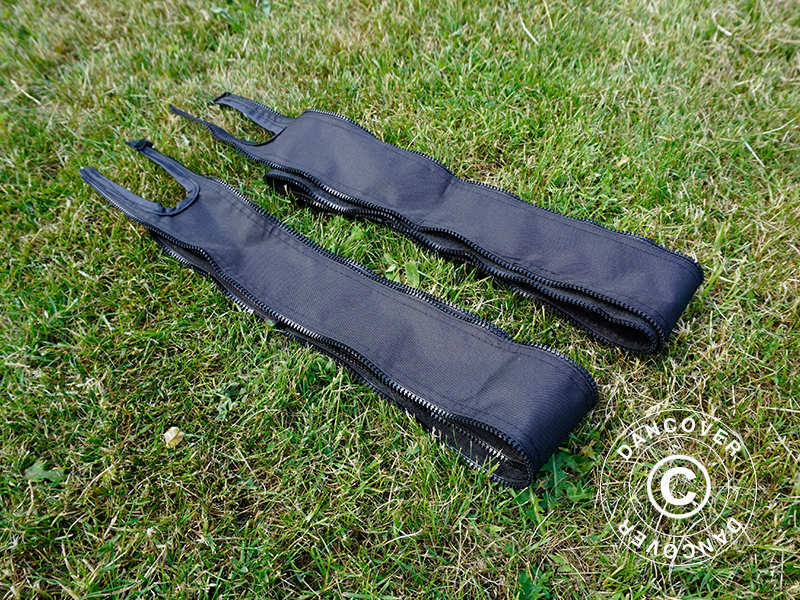 Panele łączące do namiotu FleXtents® PRO 3m, Czarny, 2 szt.