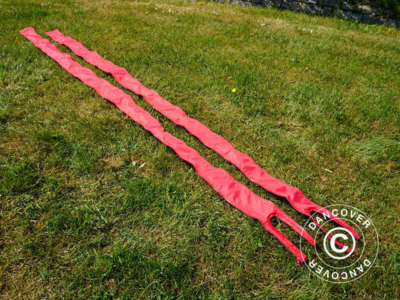 Panele łączące do namiotu FleXtents® PRO 3m, Czerwony, 2 szt.