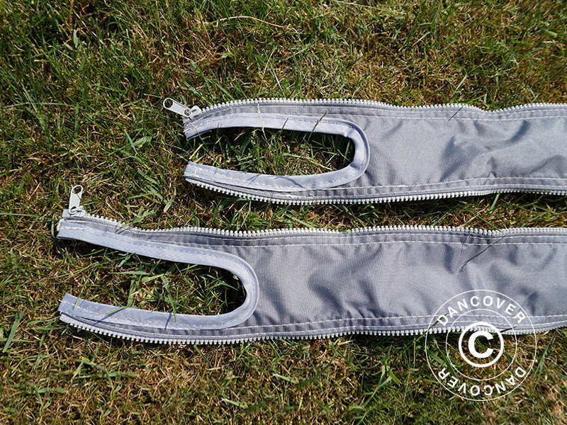 Panele łączące do namiotu FleXtents® PRO 3m, Szary, 2 szt.