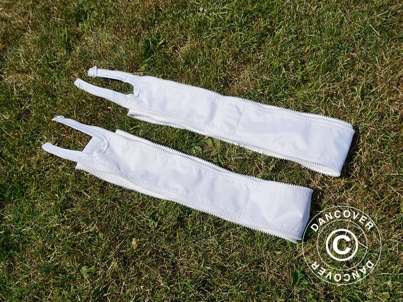 Panele łączące do namiotu FleXtents® PRO 4m, białe, 2 szt.