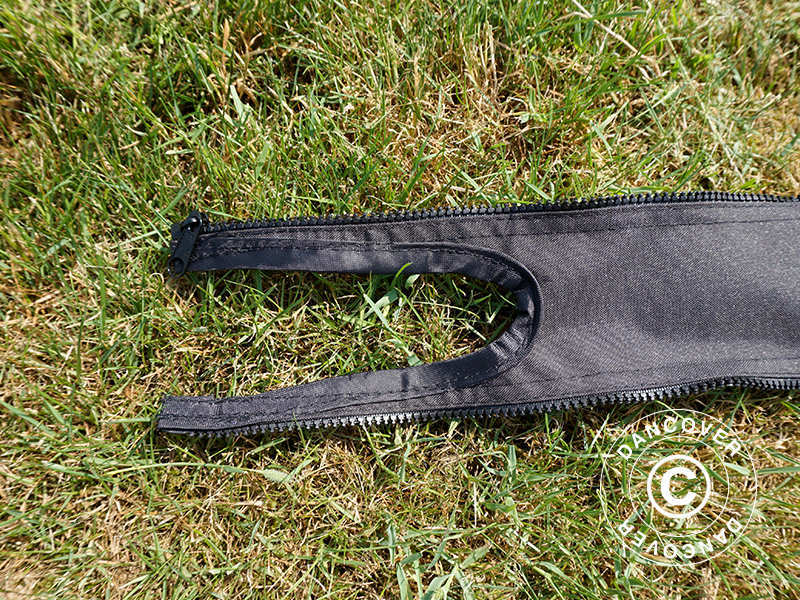 Panele łączące do namiotu FleXtents® PRO 4m, Czarny, 2 szt.