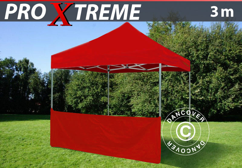 Półścianka do FleXtents PRO Xtreme, 3m, Czerwony