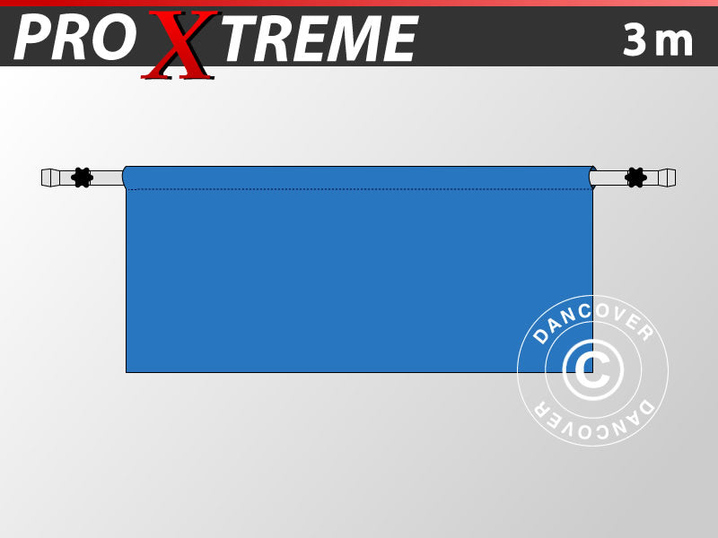 Półścianka do FleXtents PRO Xtreme, 3m, Niebieski