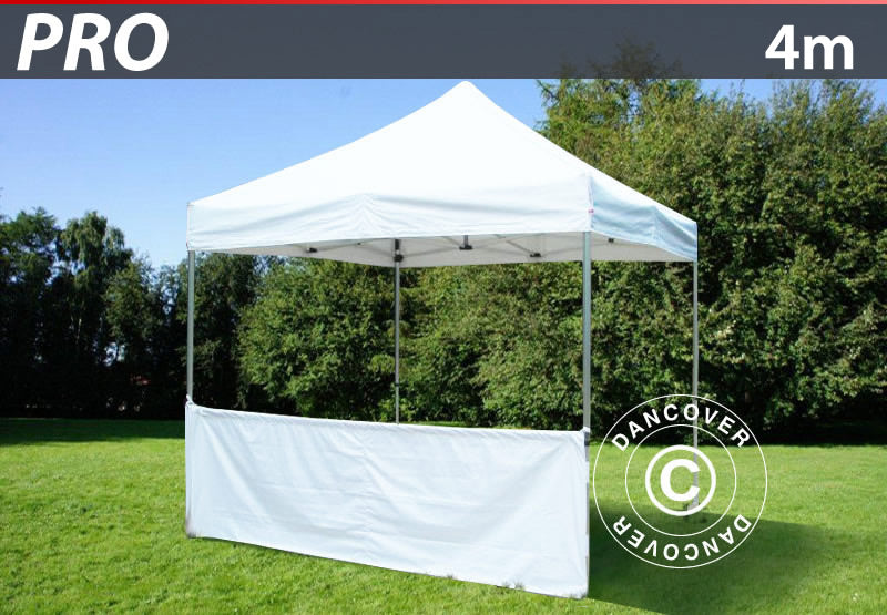 Półścianka do FleXtents PRO, 4m, Biały