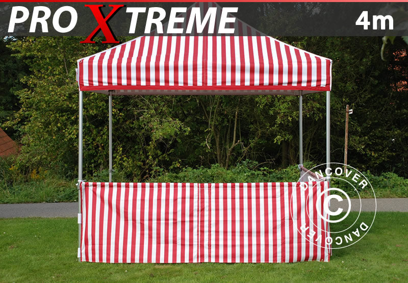 Półścianka do FleXtents PRO Xtreme, 4m, Pasiasty