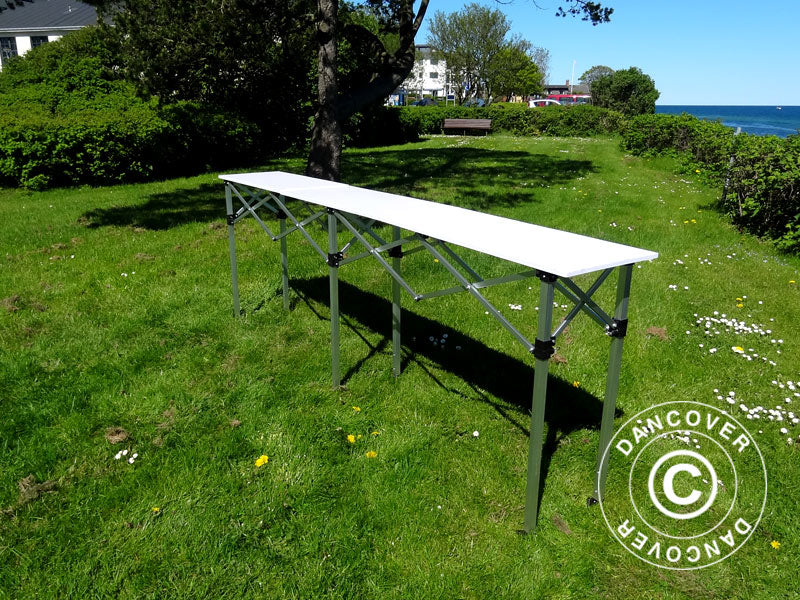 FleXtents PRO składany stolik, 2m, Biały