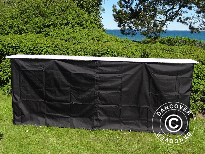 Panel boczny do lady FleXtents PRO, 3m, Czarny