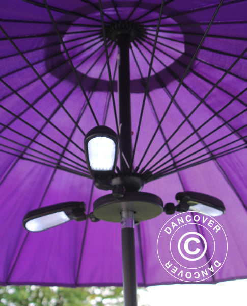 Lampa pod parasol Luxor, 30 diod LED