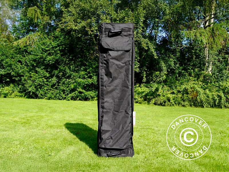 Torba transportowa z kółkami, FleXtents® Steel 3x4,5m, Czarna