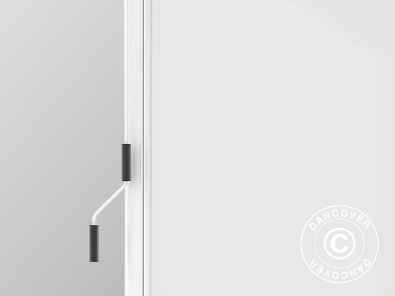 Parawan boczny do pawilonu pergola San Fernando, 4m, Biały