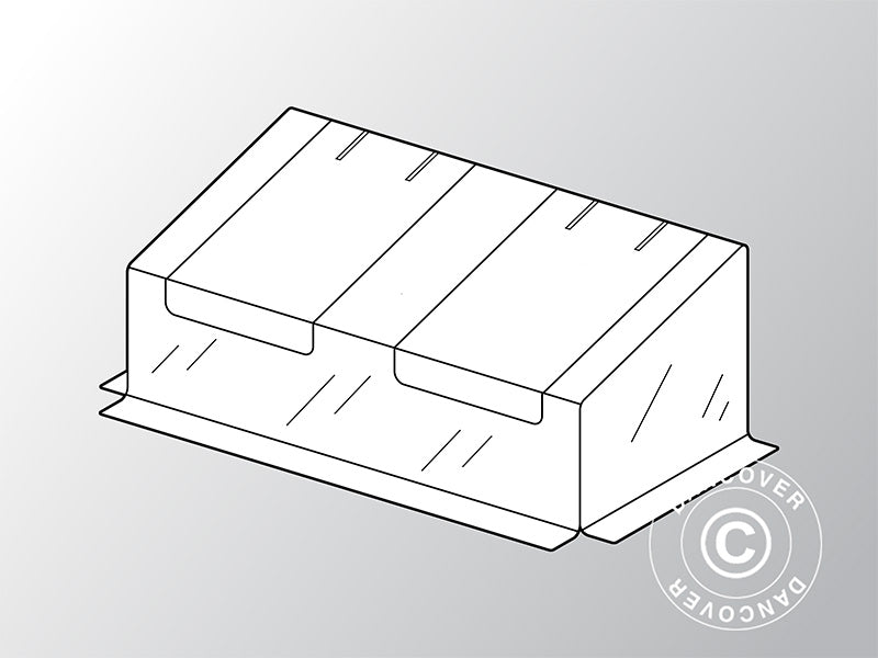 Poszycie do mini-szklarni GH16040, 0,92x1,8x0,7m, PCV, Przezroczyste DOSTĘPNA
TYLKO 3 SZTUKA
