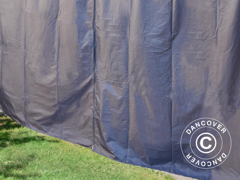 Ściany boczne do pawilonu Martinique, 4 szt., Szary