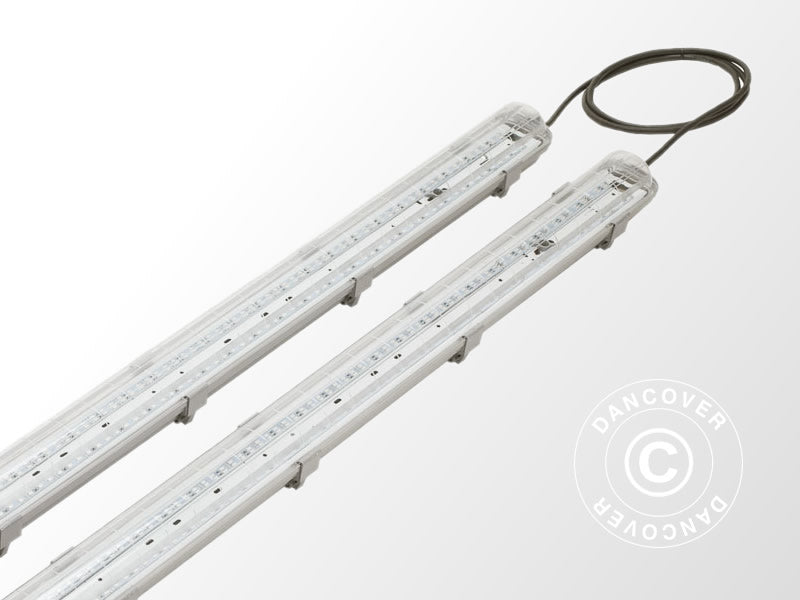 Świetlówka LED do uprawy roślin 1,26m, 2 sztuki, Szara