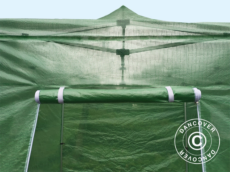 Poszycie do szklarni FleX, 3x3m, PE, Przezroczysty/Zielony