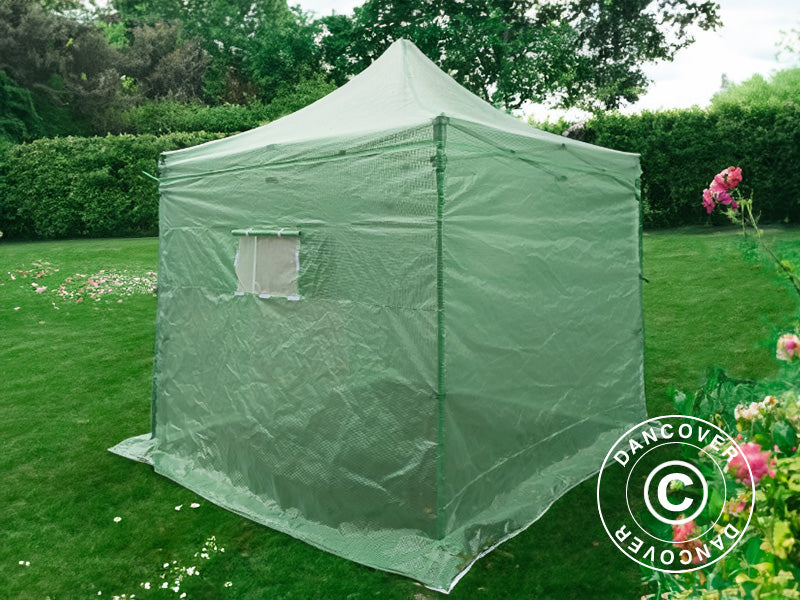 Poszycie do szklarni FleX, 3x3m, PE, Przezroczysty/Zielony