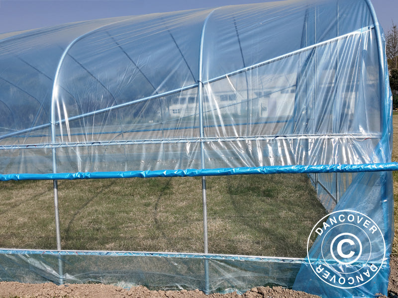 Poszycie do tunelu foliowego GH18430, 7,5x20x3m, 100-mikronowa folia PO, Przezroczysta