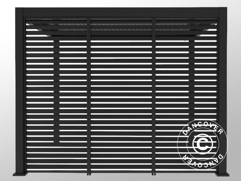 Ścianka żaluzjowa do bioklimatycznej pawilonu pergola San Marino i Mirador, 0,93x2,32m, Antracyt