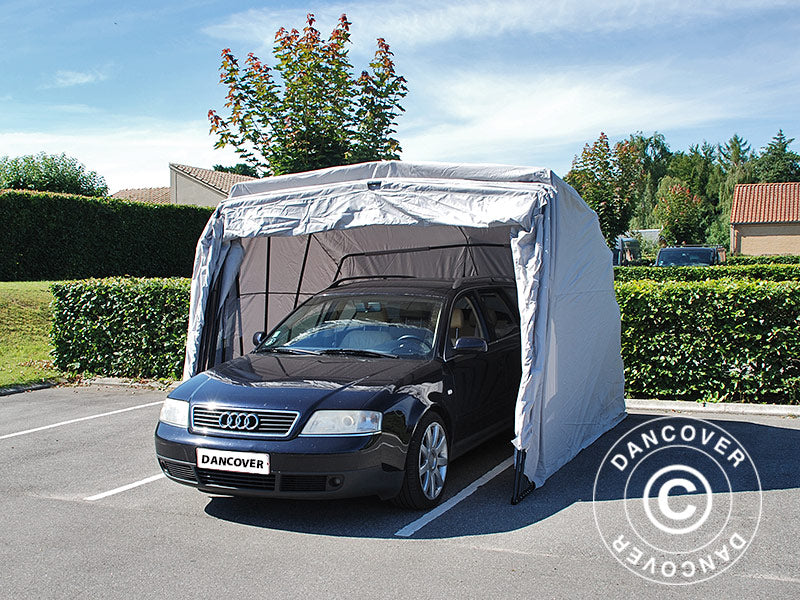 Garaż składany (Samochodowy), 2,6x5,8x2,1m, Szary