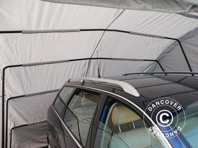 Garaż składany (Samochodowy), 2,6x5,8x2,1m, Szary