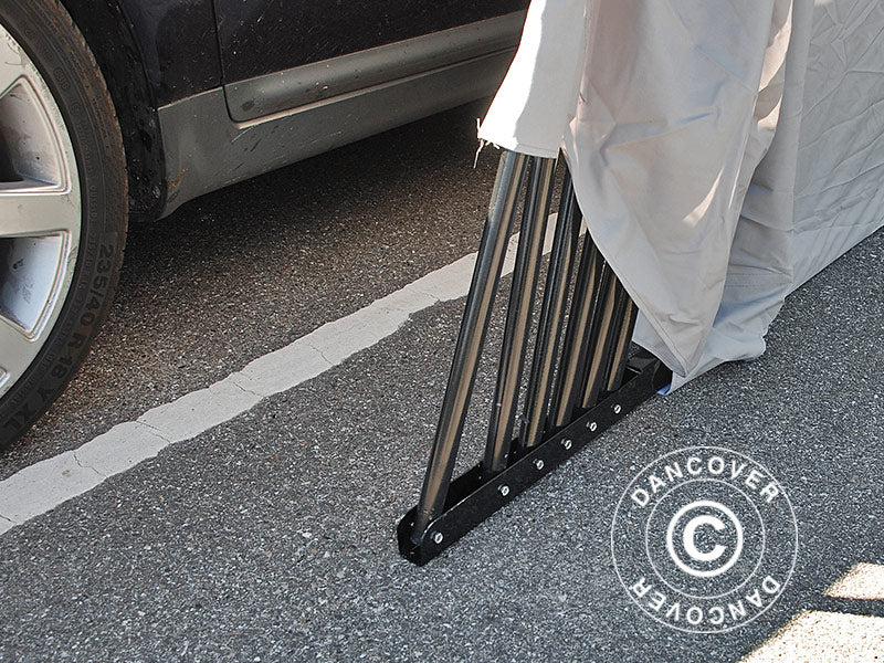 Garaż składany (Samochodowy), 2,8x6,24x2,3m, Szary