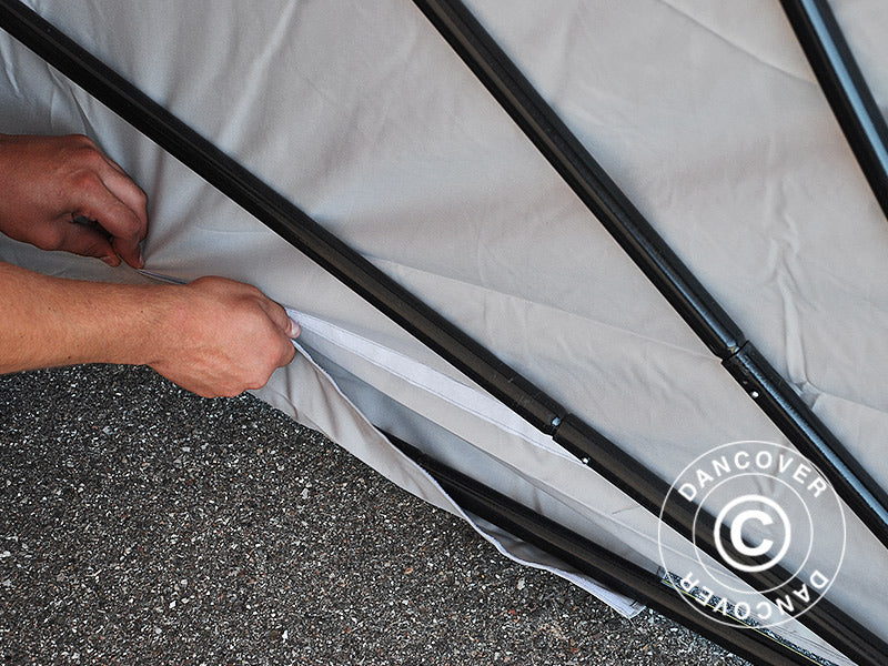 Garaż składany (Samochodowy), 2,8x6,24x2,3m, Szary