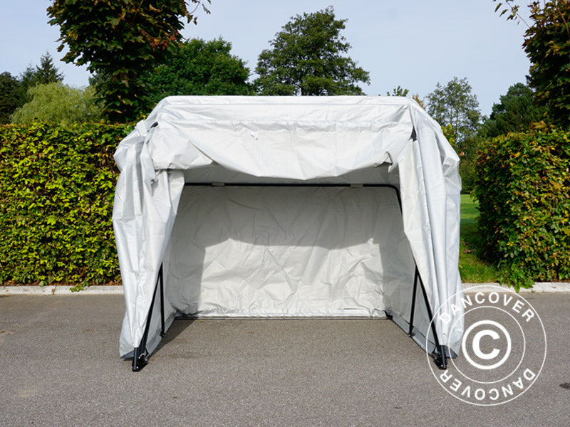 Garaż składany (Motocyklowy), 1,88x3,45x1,9m, Szary