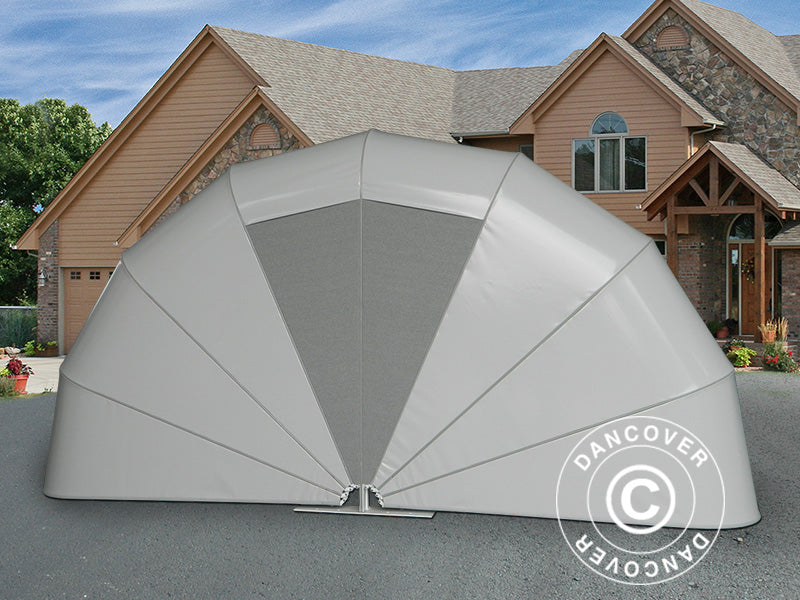 Garaż składany (Motocyklowy), 1,4x3,6x1,8m, Szary