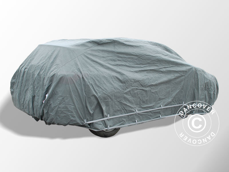 Pokrowiec na samochód Premium Plus, 4,92x1,88x1,52m, szary
