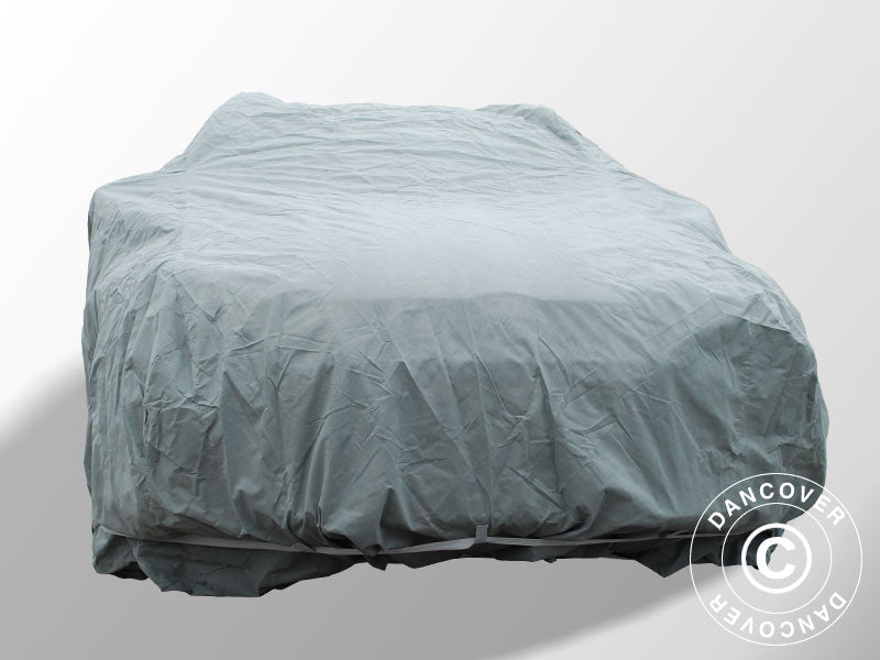 Pokrowiec na samochód Premium Plus, 4,92x1,88x1,52m, szary