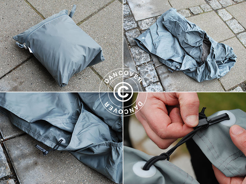 Pokrowiec na motocykl, Szary