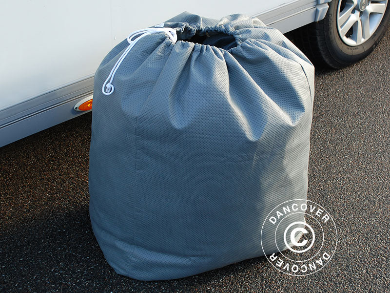 Pokrowiec na przyczepę kempingową, 6,4x2,5x2,25m, Szary