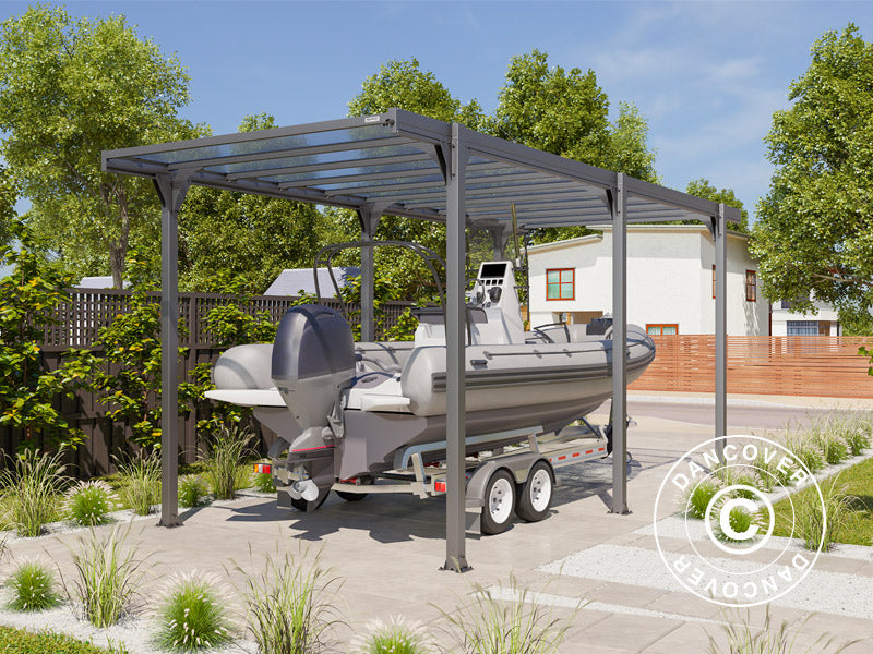 Wiata XL, Hegoa 20, 3,17x7,19x3,17m, Antracyt