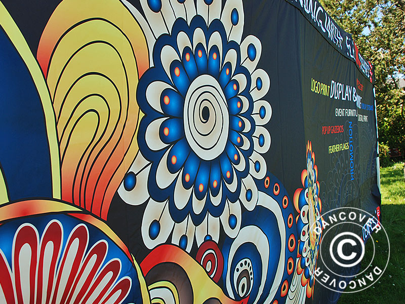 Zadrukowana ściana boczna 4,5m dla FleXtents PRO