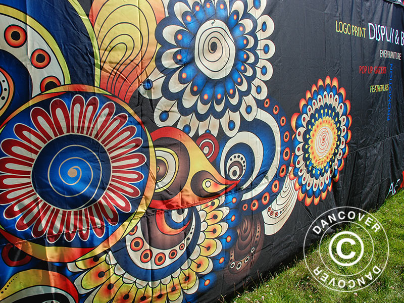 Zadrukowana ściana boczna 6m dla FleXtents PRO 4x6m