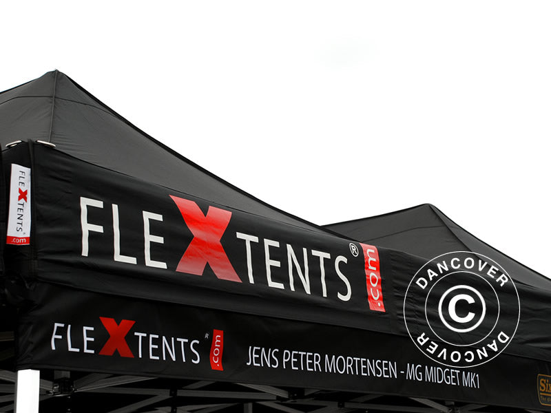 Baner z nadrukiem do namiotu ekspresowego FleXtents®, 3x0,2m