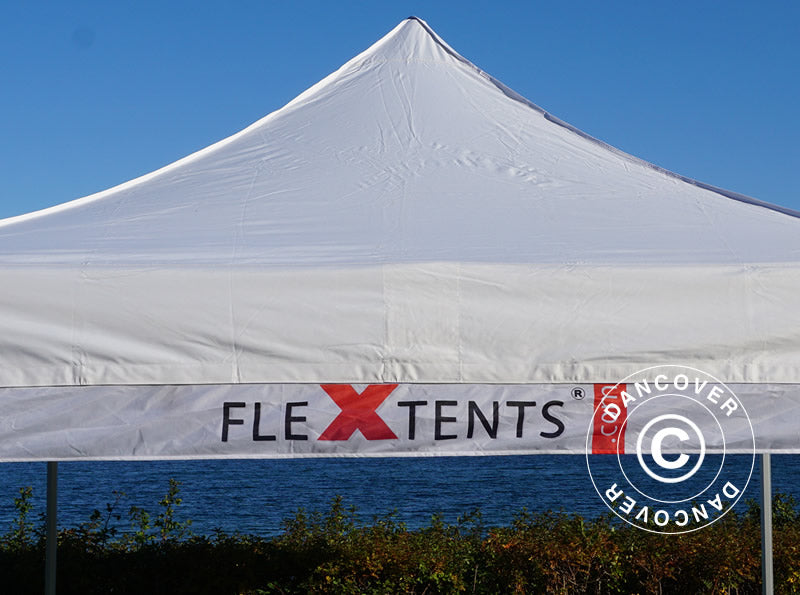 Baner z nadrukiem do namiotu ekspresowego FleXtents®, 3x0,2m