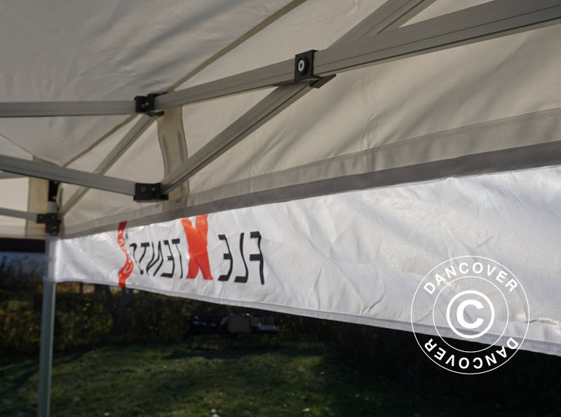Baner z nadrukiem do namiotu ekspresowego FleXtents®, 3x0,2m