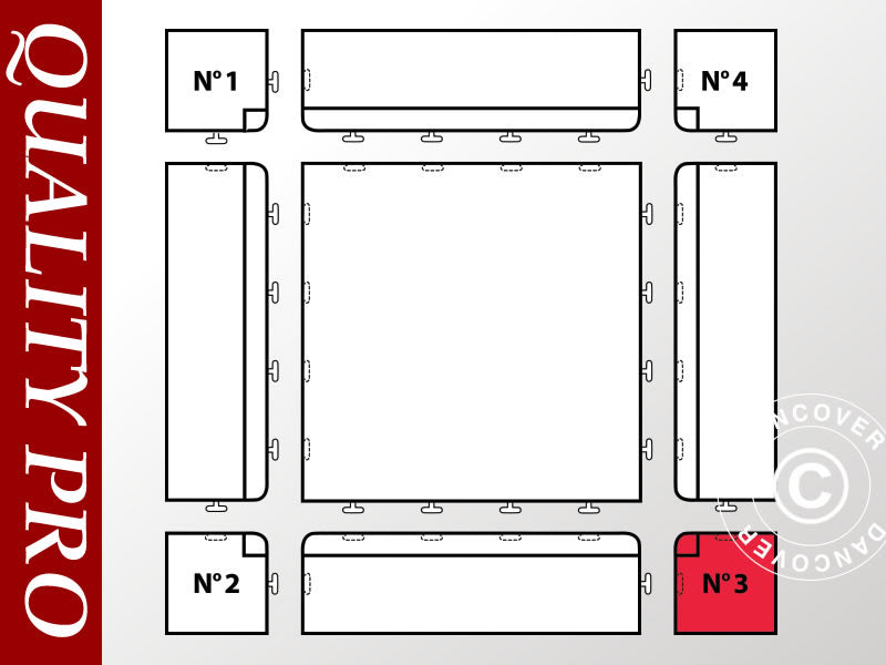 Narożnik podłogowy nr 3, Antracyt