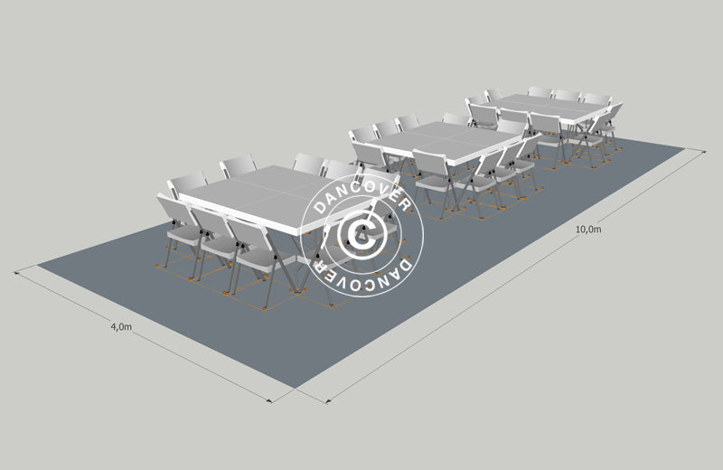 Podłoga PRO 40 m², Antracyt