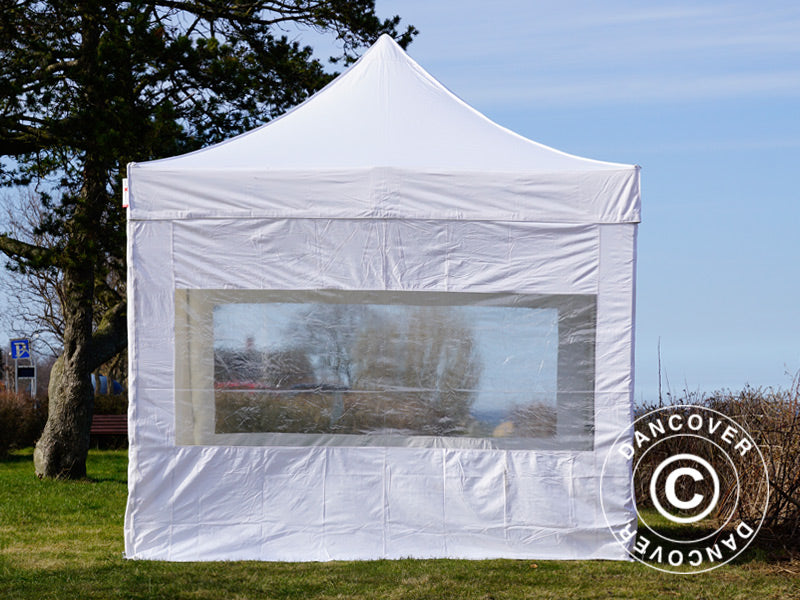 Namiot Ekspreowy FleXtents PRO 3x3m Biały, mq 4 ściany boczne