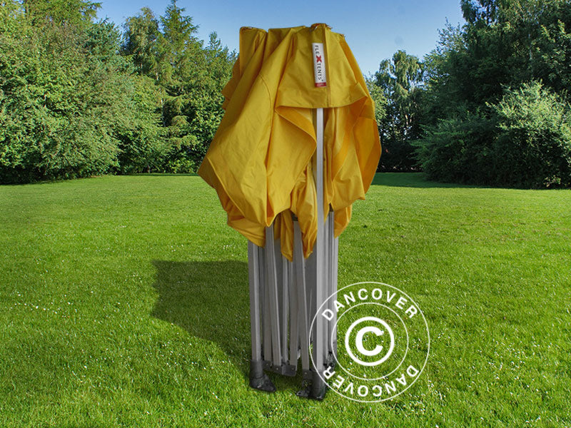 Namiot Ekspresowy FleXtents PRO 3x3m Zólty, mq 4 ściany boczne