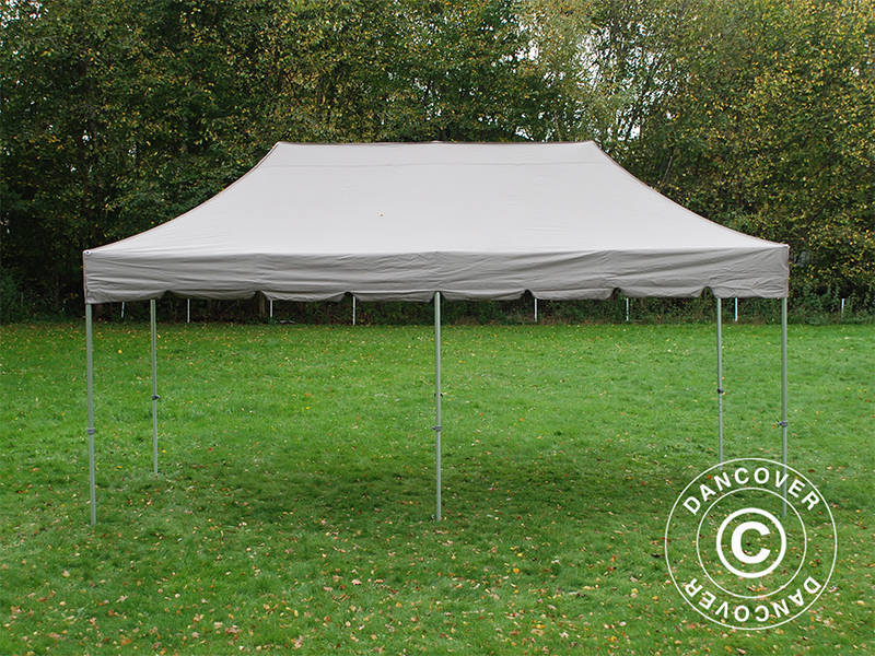 Namiot Ekspresowy FleXtents PRO "Peaked" 3x6m Latte, mq 6 ściany boczne