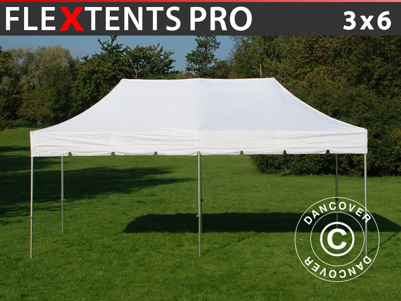 Namiot Ekspresowy FleXtents PRO "Peaked" 3x6m Bia&322;y