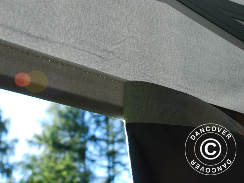 Namiot Ekspresowy FleXtents PRO 3x3m Szary, mq 4 ściany boczne