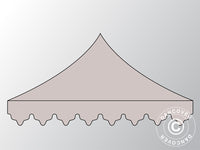 Poszycie dachowe "Morocco" dla Namiot ekspresowy FleXtents 3x3m, Latte