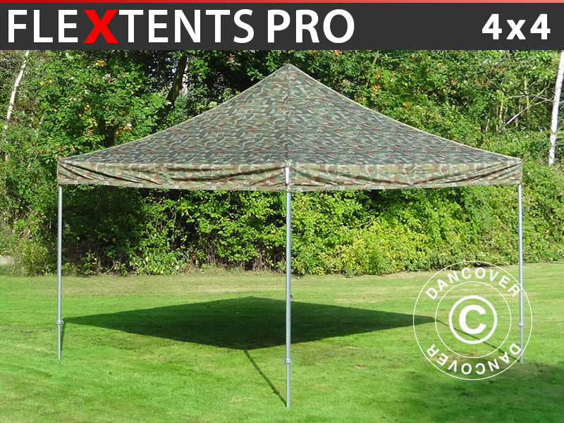 Namiot Ekspresowy FleXtents PRO 4x4m Kamuflaż/Wojskowy
